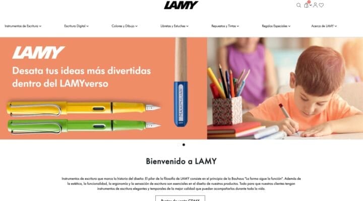 Caso de Éxito magento: lamy shop